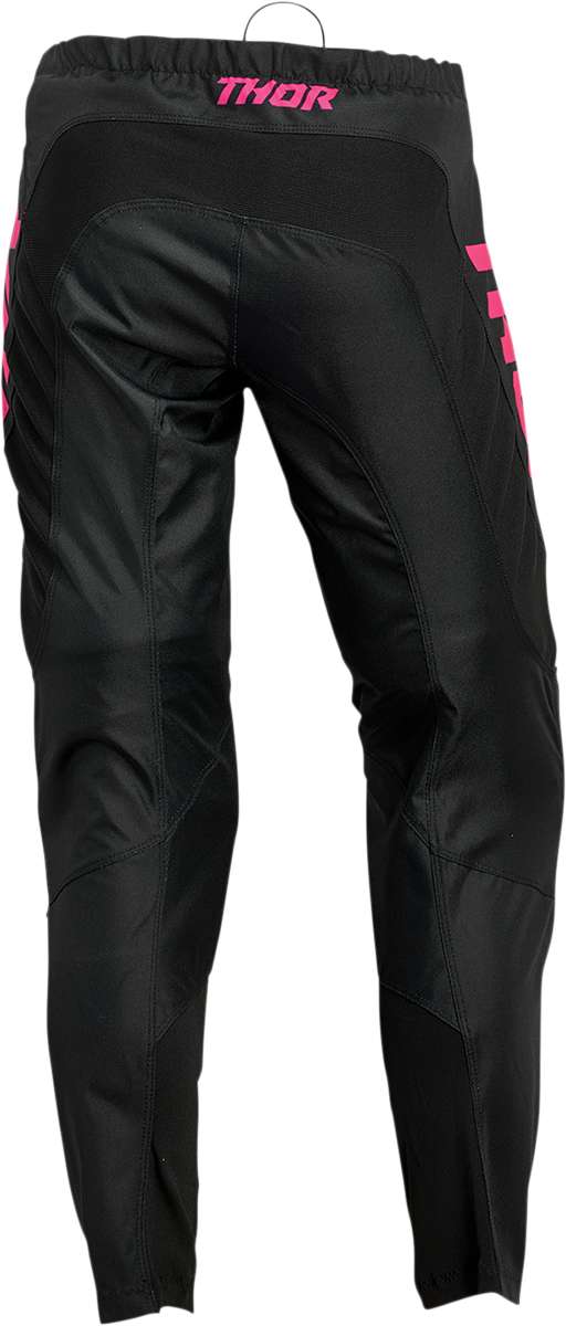 THOR Women's Sector Minimal Pants - Black/Pink - 7/8 2902-0308