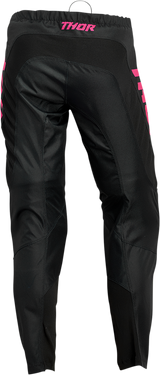 THOR Women's Sector Minimal Pants - Black/Pink - 11/12 2902-0310