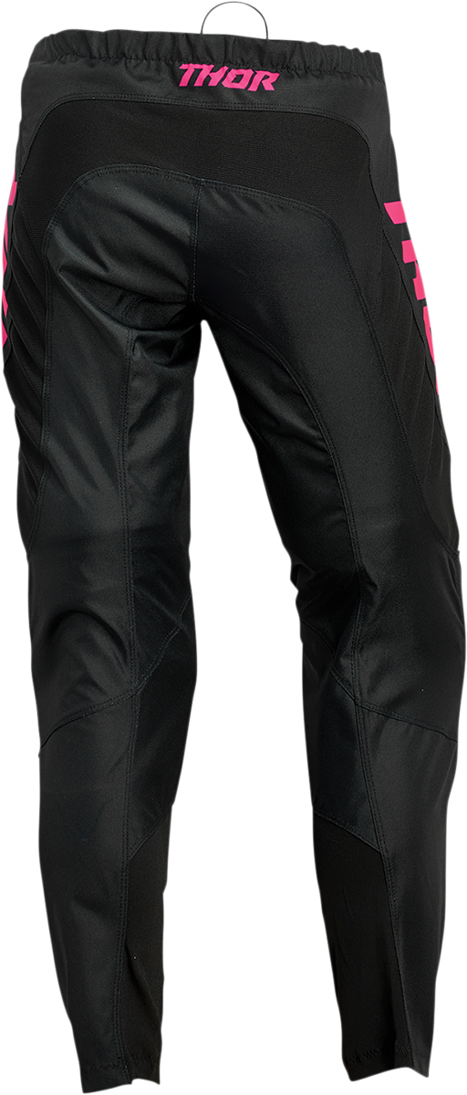 THOR Women's Sector Minimal Pants - Black/Pink - 3/4 2902-0306