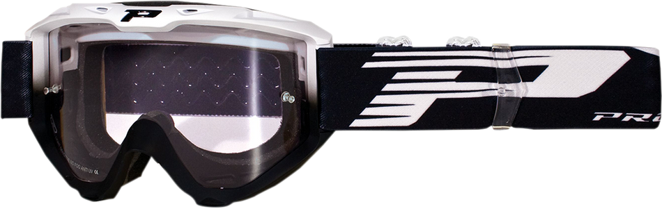 PRO GRIP 3450 Riot Goggles - Black/White - Light Sensitive PZ3450BINE