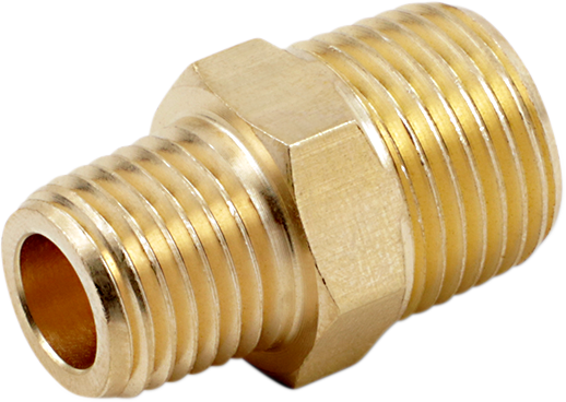 KLEINN Adaptor - Nipple - Hex - Male - 3/8"-1/4" 53814N