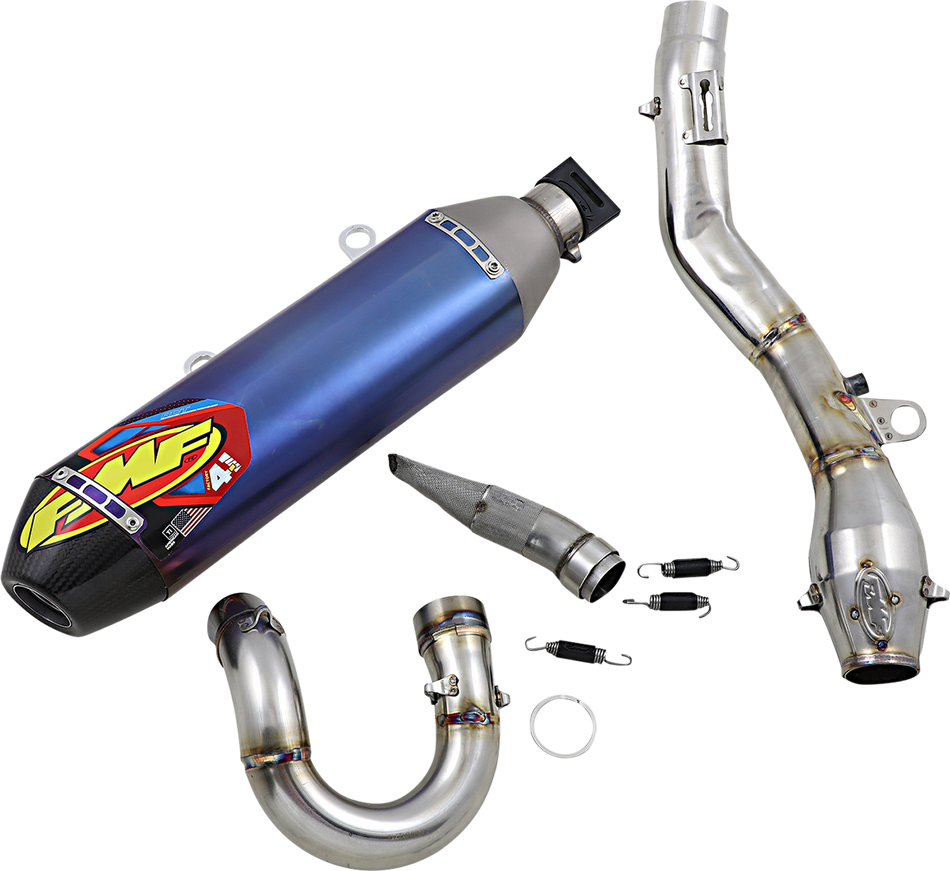 FMF 4.1 RCT Exhaust with MegaBomb - Anodized Titanium KTM 500 XCF-W /Husqvarna  FE501  2020-2022 045663 1820-1960