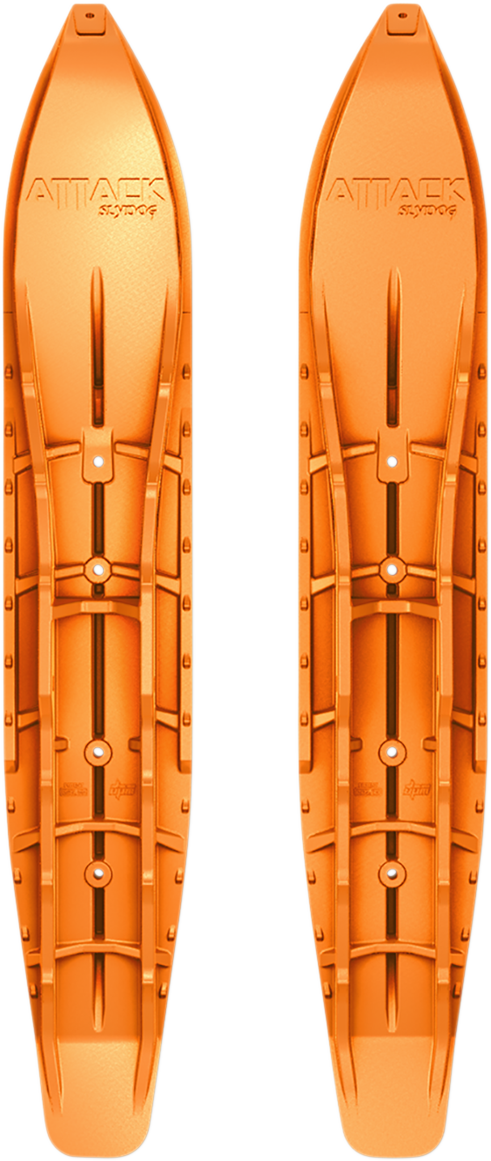 SLYDOG SKIS Attack Ski - Orange - 7" - Pair ATKSOLORGLOPBLK
