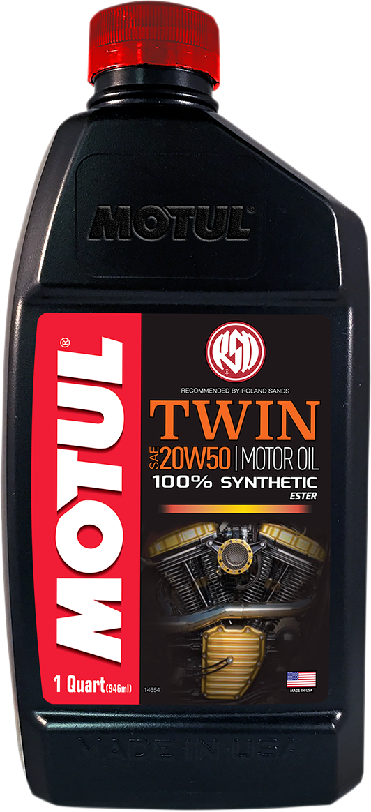 MOTUL V-Twin Synthetic Oil - 20W-50 - 1 U.S. quart 108061