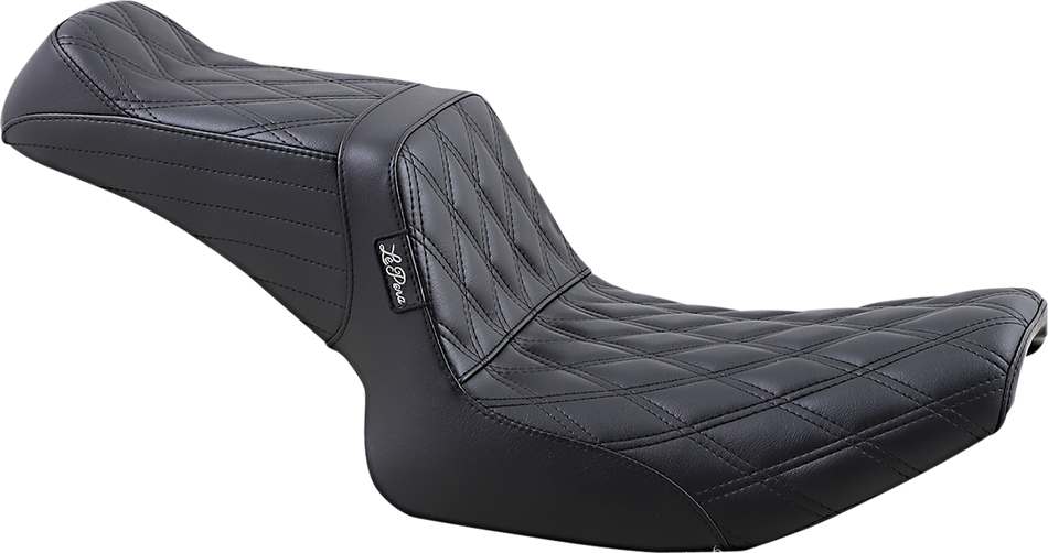 LE PERA Tailwhip Seat - Double Diamond - Black - FXR '82-'00 L-588DD