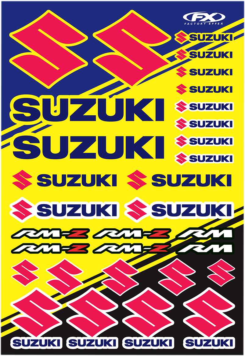 FACTORY EFFEX Decal Kit - Suzuki 22-68430