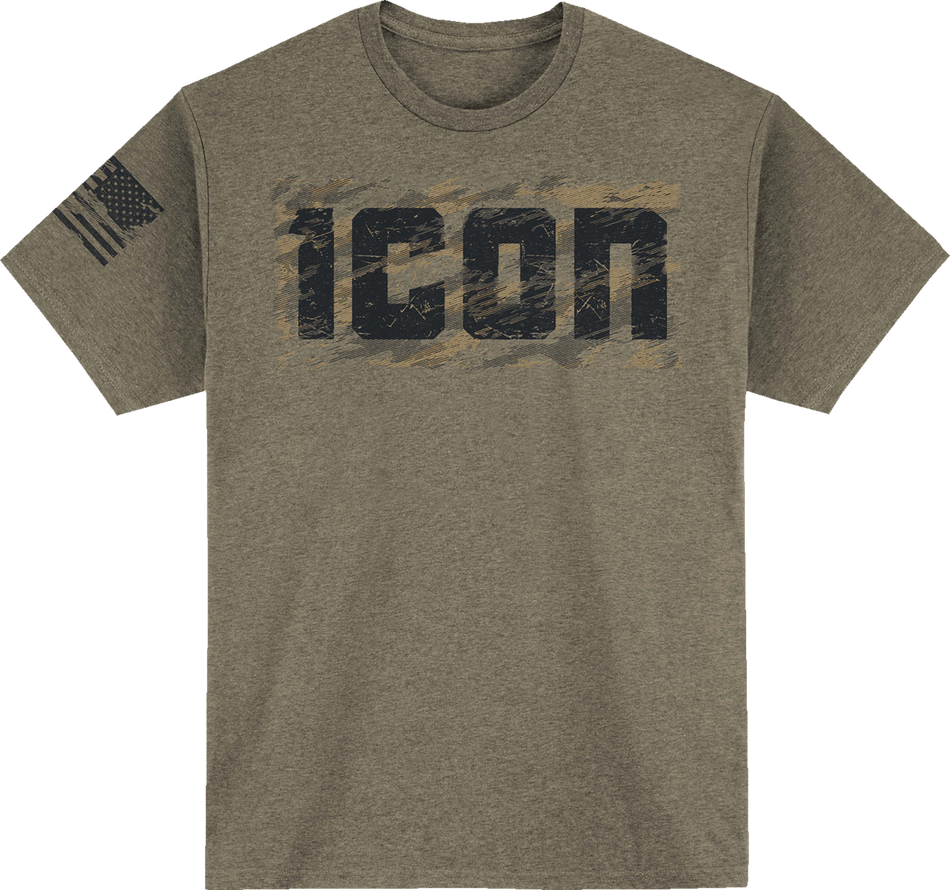 Camiseta ICON Tiger's Blood - Oliva brezo - Grande 3030-23273 
