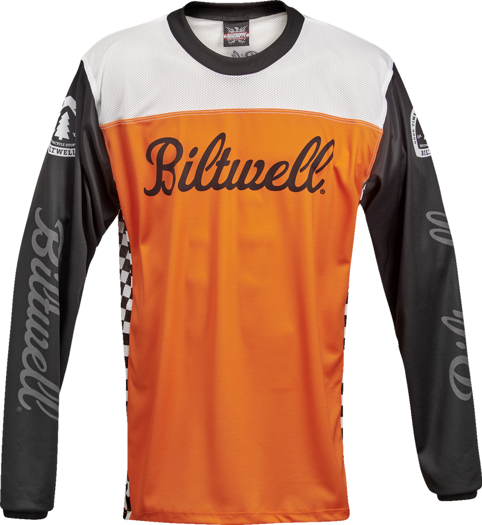 Camiseta BILTWELL Good Times - Naranja/Negro - Mediana 8120-087-003 