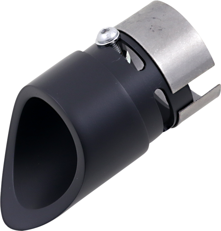 BARON Exhaust Tip - Black - Mini Scalloped BA-1100-02B