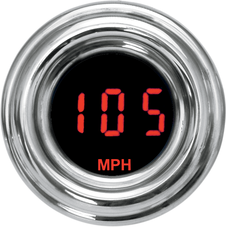 DAKOTA DIGITAL 1-7/8" MPH 4000 Series Speedometer - Red Display MCL-4013R-R