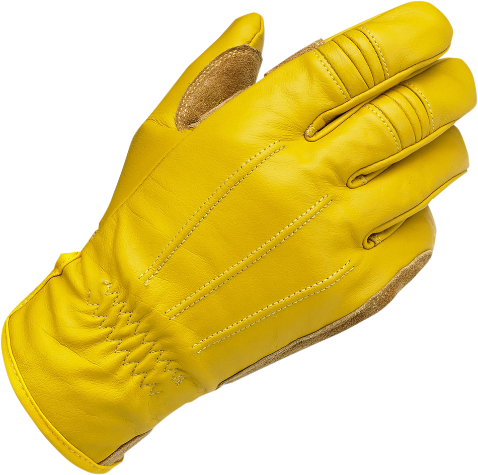 BILTWELL Work Gloves - Gold/Suede - 2XL 1503-0707-006