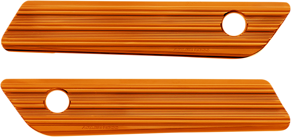 ARLEN NESS Saddlebag Latch Covers - Orange 03-610