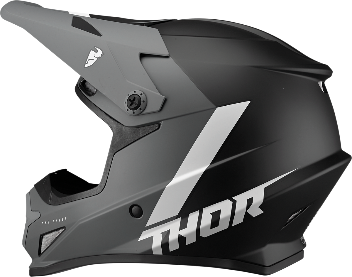 THOR Sector Helmet - Chev - Gray/Black - Small 0110-7345