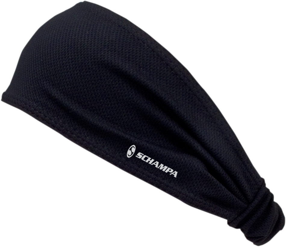 SCHAMPA & DIRT SKINS Solid Mini Doo-Z Coolskin Headwrap - Black DZ015B-0