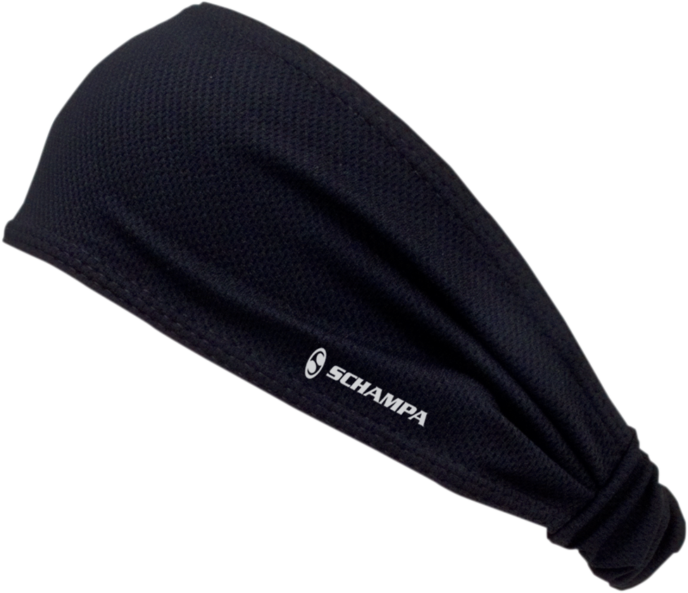 SCHAMPA & DIRT SKINS Solid Mini Doo-Z Coolskin Headwrap - Black DZ015B-0