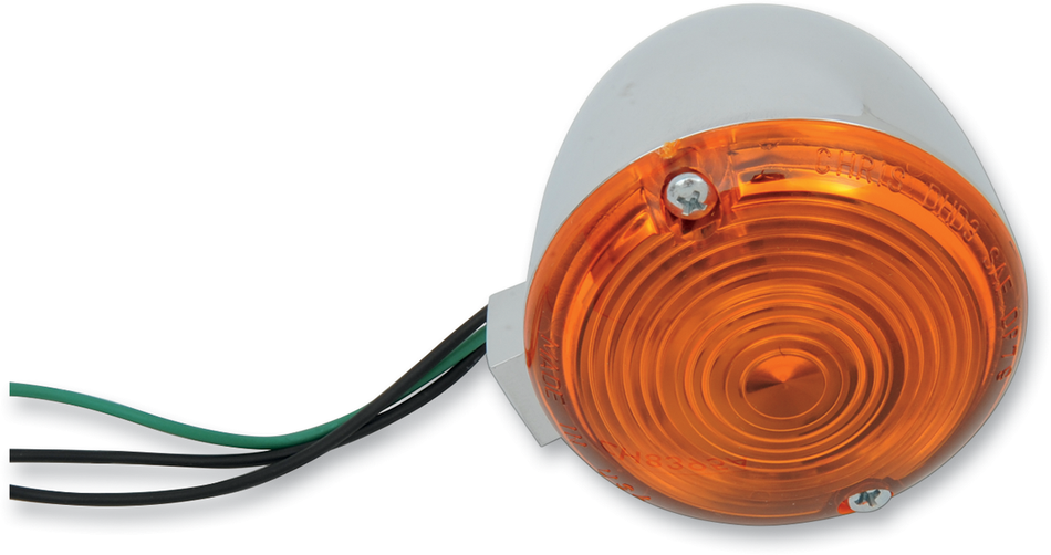 CHRIS PRODUCTS Turn Signal - Flat Lens - Amber 8395A