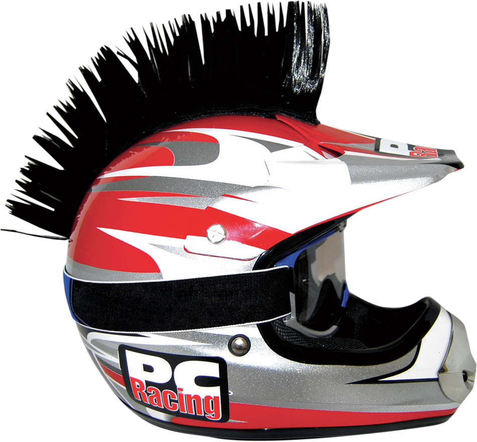 PC RACING Helmet Mohawk - Black PCHMBLACK
