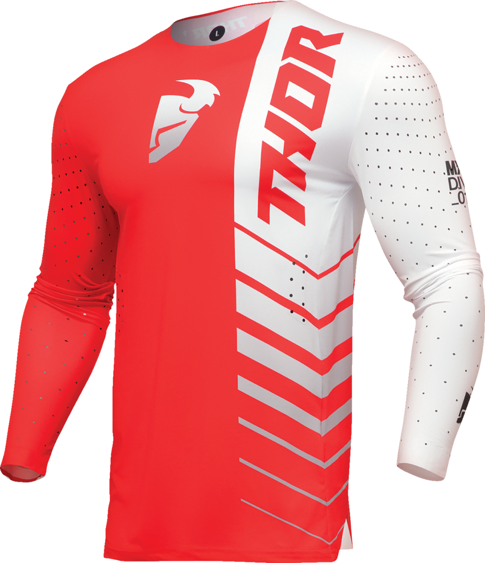 THOR Prime Analog Jersey - Red/White - Small 2910-7695