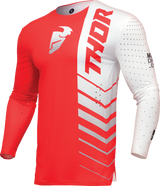 THOR Prime Analog Jersey - Red/White - Small 2910-7695