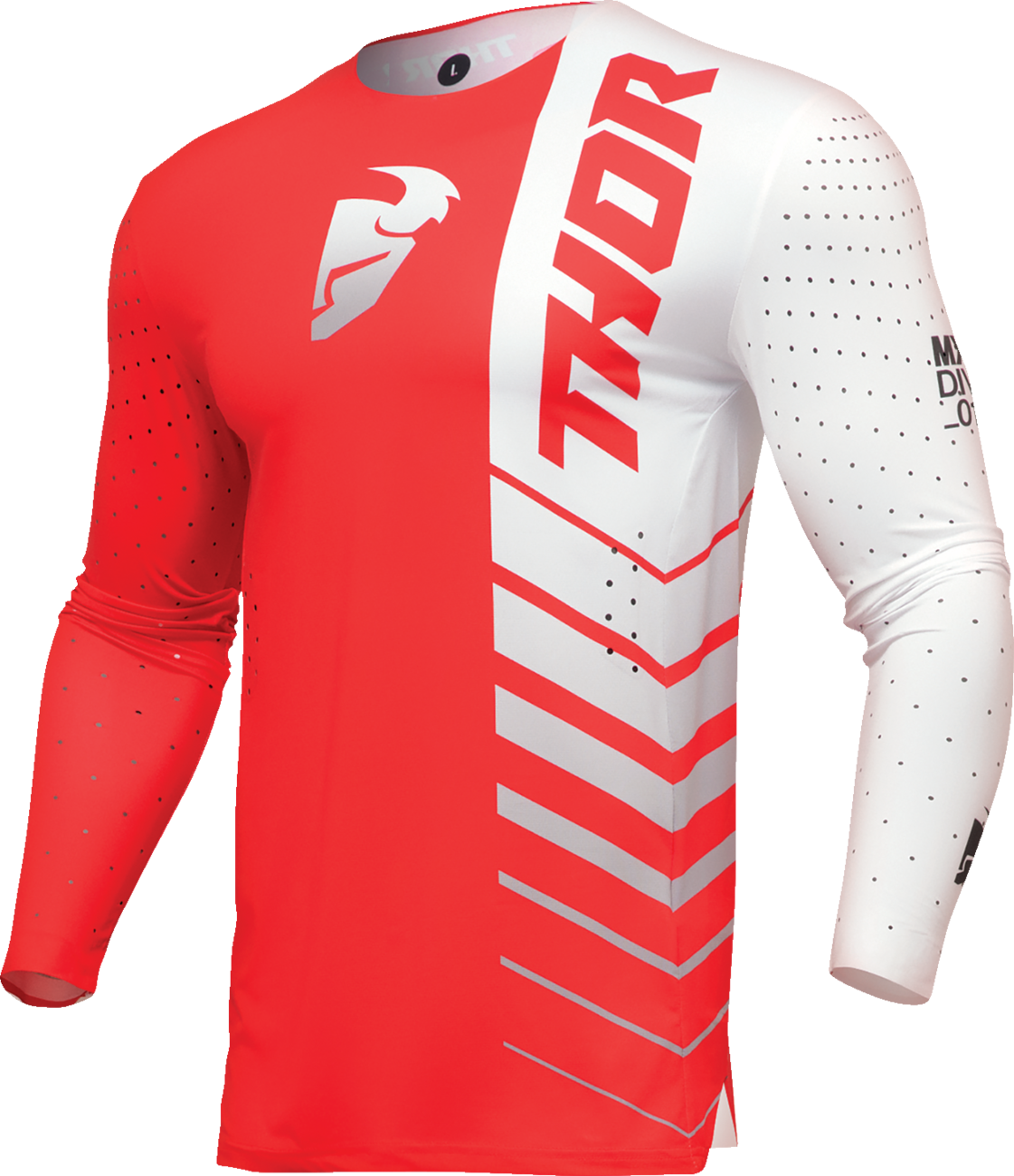 THOR Prime Analog Jersey - Red/White - Medium 2910-7696