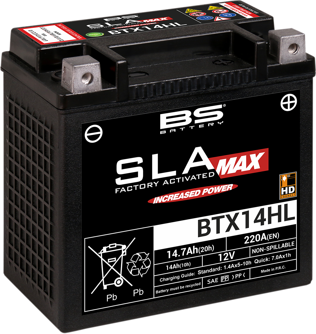 BS BATTERY Battery - BTX14HL (YTX) 300882