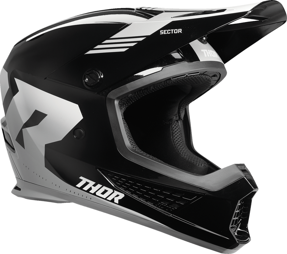 THOR Sector 2 Helmet - Carve - Black/White - XS 0110-8113