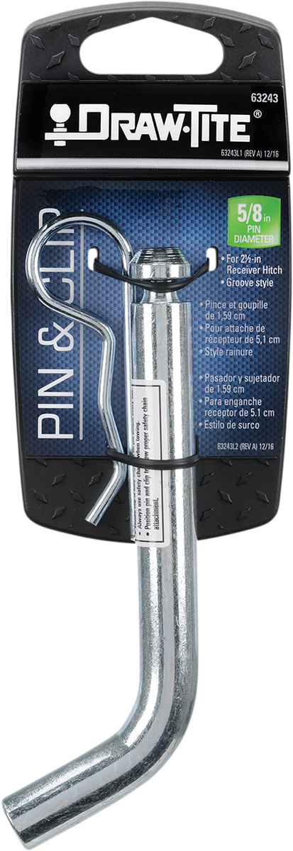 DRAW-TITE Pin Clip Receiver - 5/8 - Class V 63243