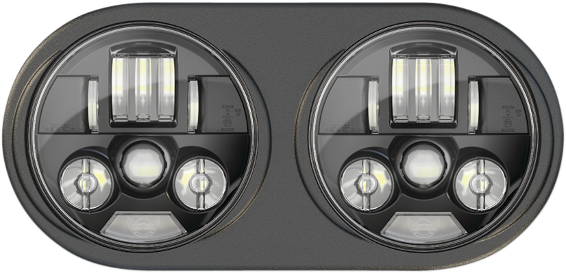 CUSTOM DYNAMICS ProBeam® LED Headlamps - FLTR - Black PB-RG13-B