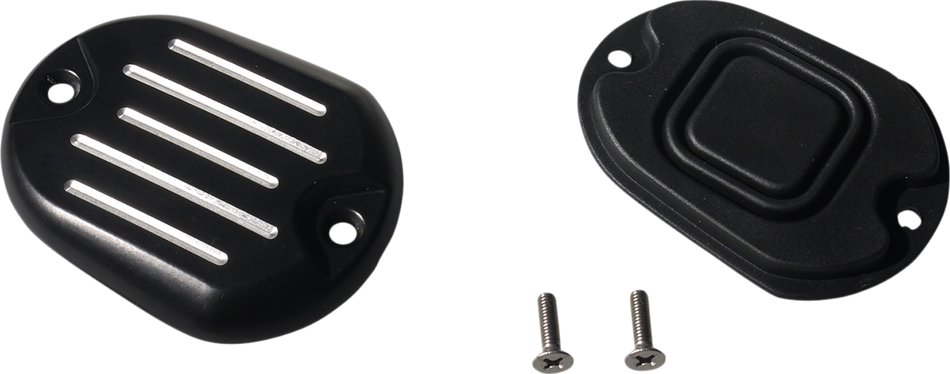 DRAG SPECIALTIES Master Cylinder Cover - Black 78149