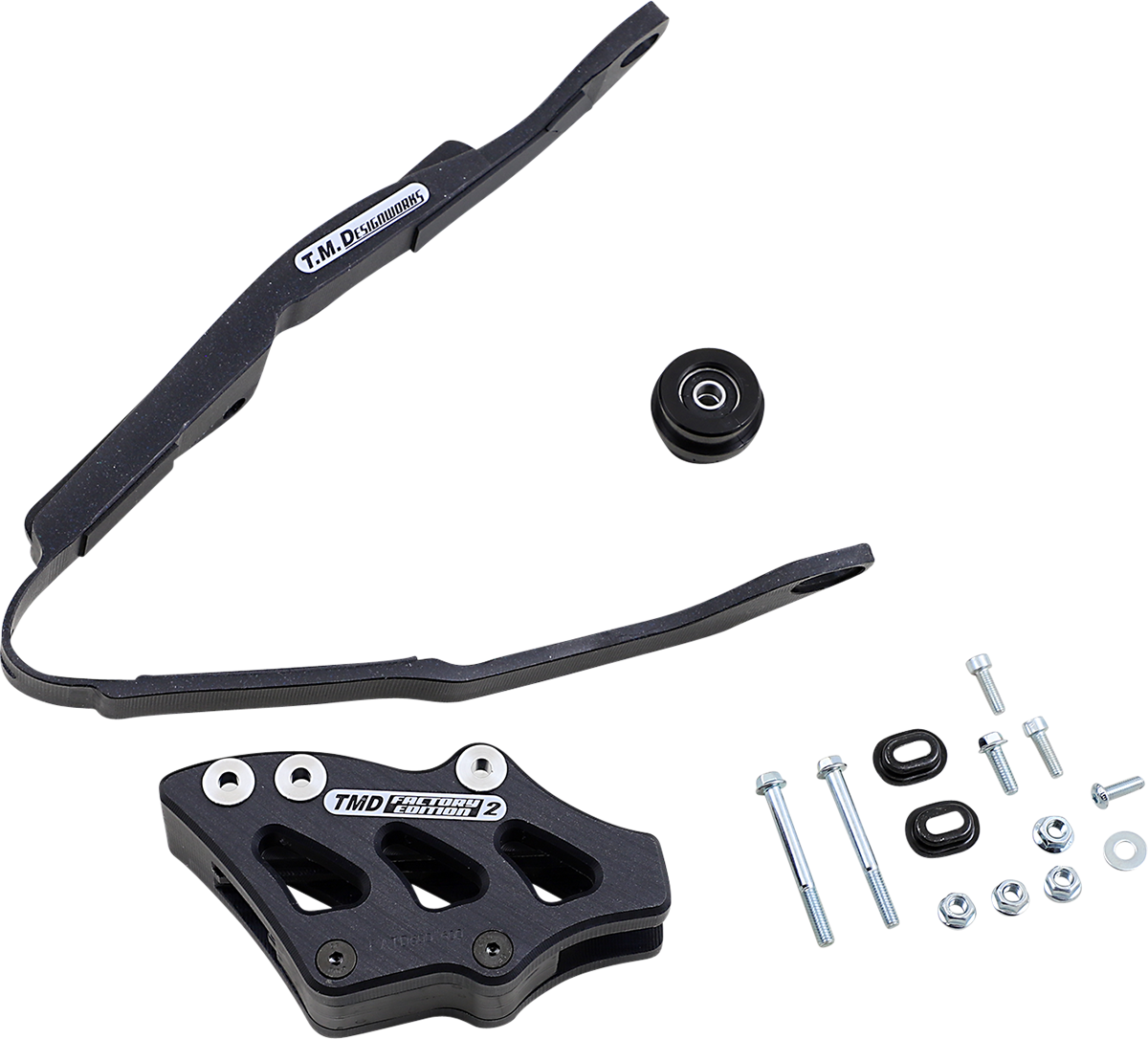 T.M. DESIGNWORKS Chain Guide/Slider - Honda - Black HCP-H07-BK