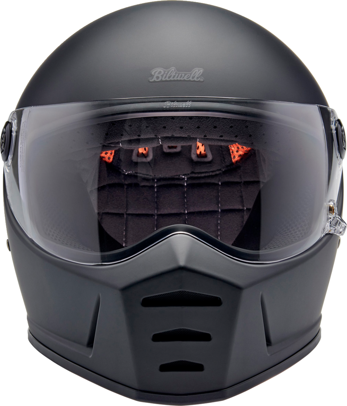 BILTWELL Lane Splitter Helmet - Flat Black - Large 1004-201-504