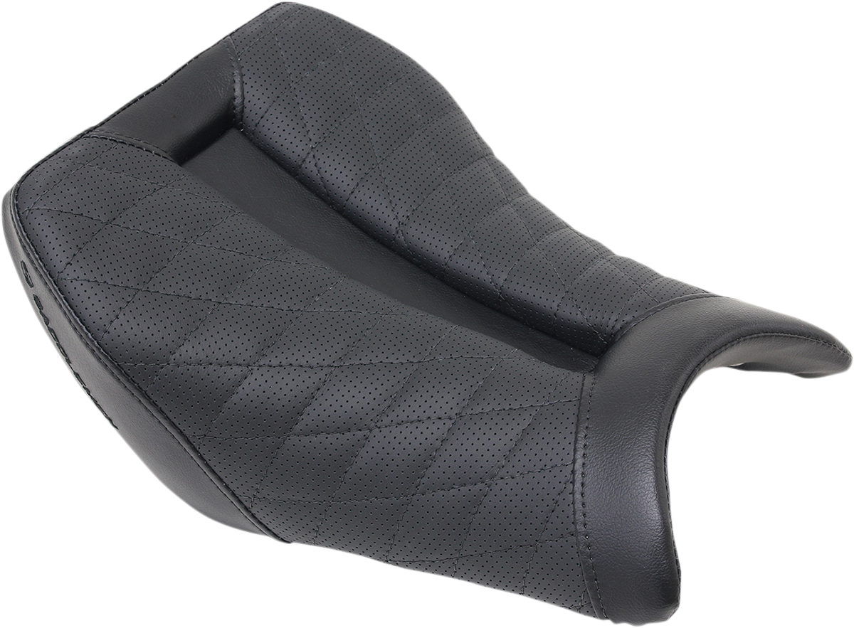 SADDLEMEN Track Seat - Lattice Stitch - Black - S1000RR '12-'18 0810-BM44