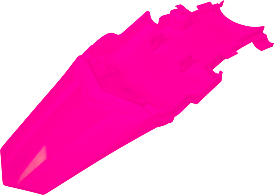 UFO MX Rear Fender - Fluorescent Pink HO04699-P