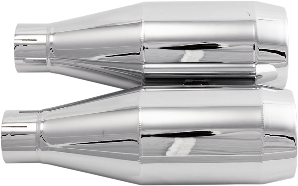 TRASK Slip-On Mufflers - Chrome TM-3042CH