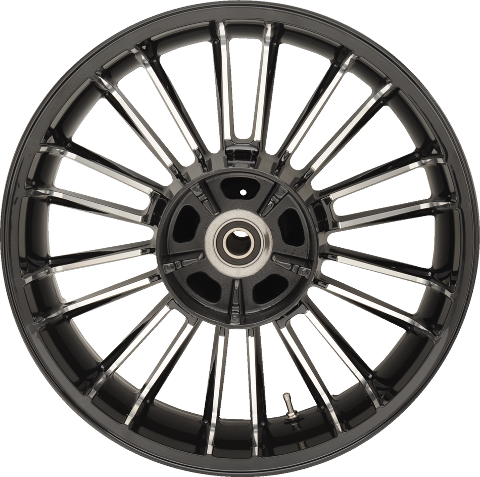 COASTAL MOTO Rear Wheel - Atlantic 3D - Single Disc/No ABS - Black - 18"x5.50" - '09+ FL 3D-ATL185BC