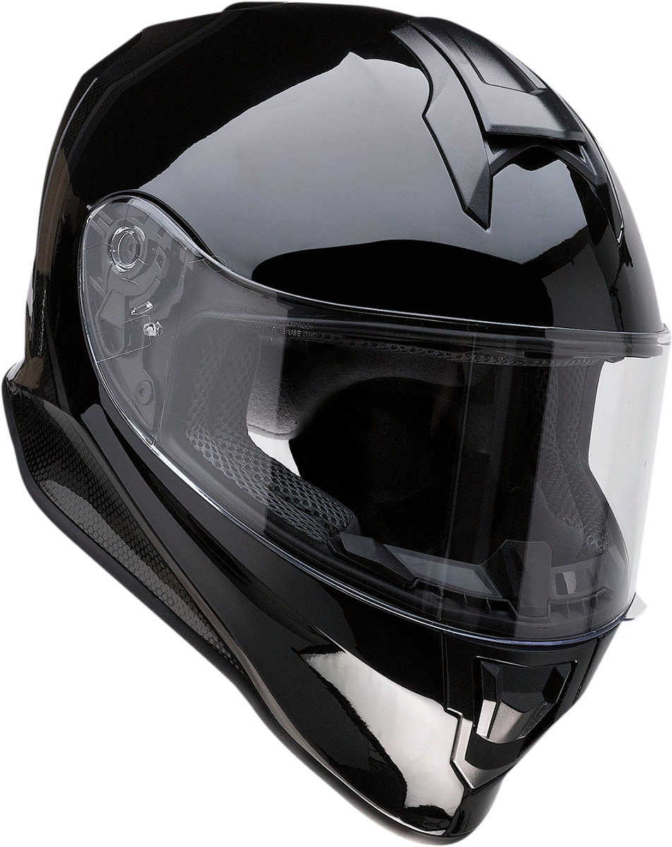 Casco Z1R Youth Warrant - Negro brillante - Pequeño 0102-0242 