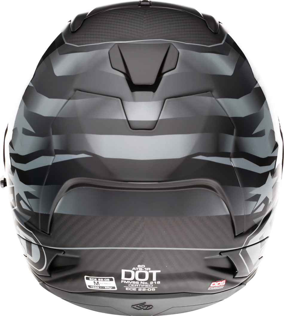 6D ATS-1R Helmet - Patriot - Black - Medium 30-0606