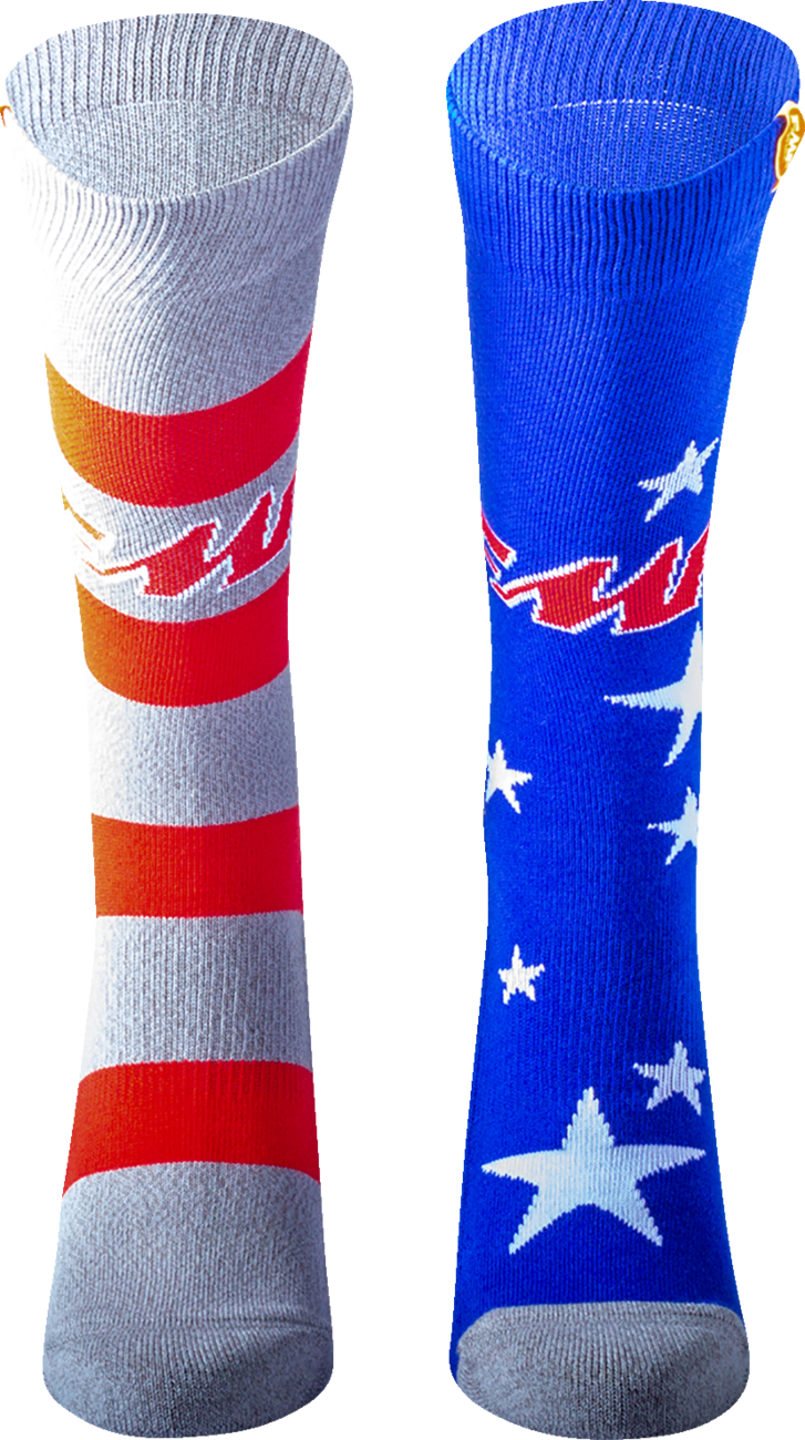 FMF Stars and Stripes Socks - Navy - One Size SP22194906 3431-0731