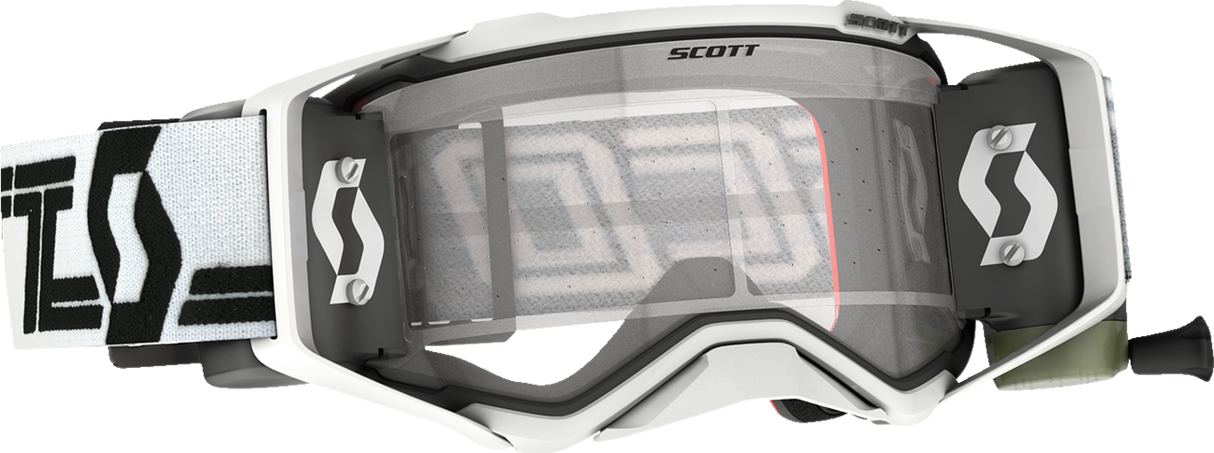 SCOTT Prospect Super WFS Goggles - White/Black - Clear Works 278595-1035113