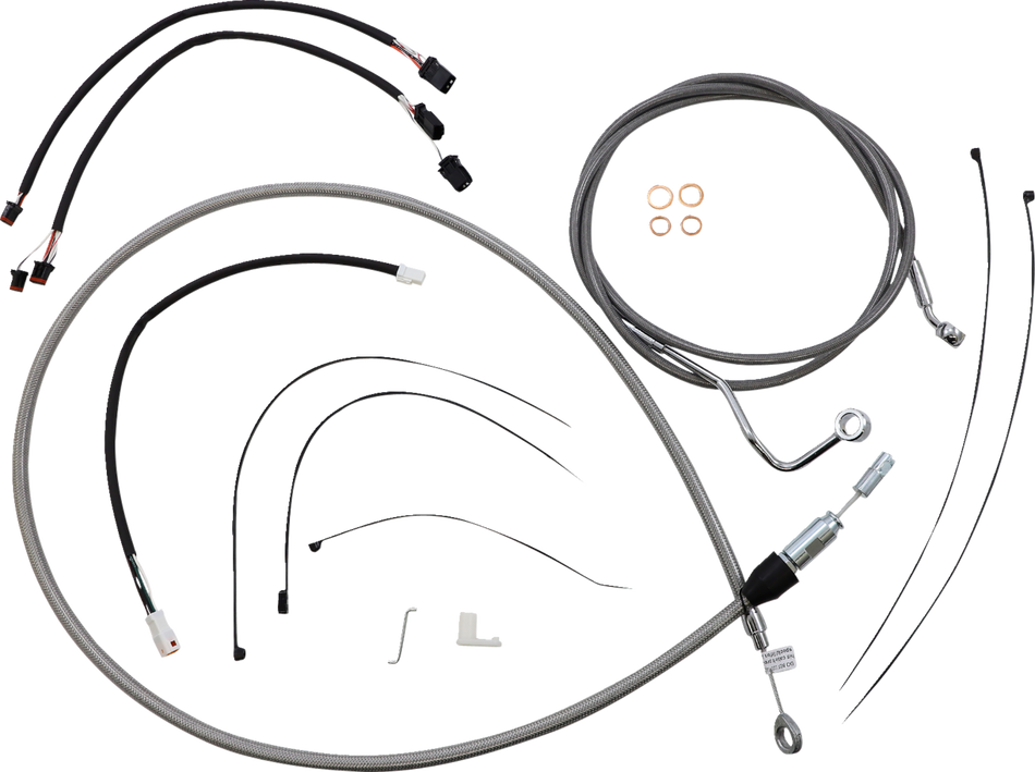 MAGNUM Control Cable Kit - XR - Stainless Steel/Chrome 5891141