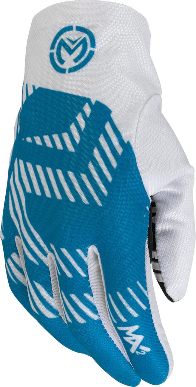 MOOSE RACING MX2™ Gloves - Blue/White - Large 3330-7359
