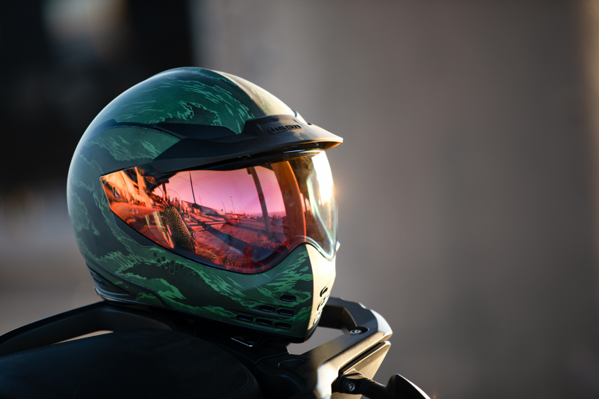 ICON Domain™ Helmet - Tiger's Blood - Green - XL 0101-14927