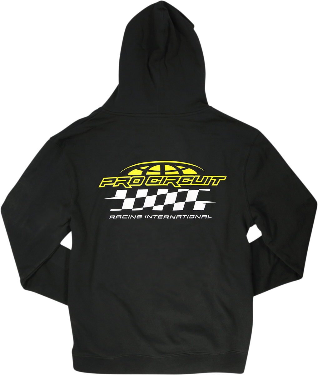 Sudadera con capucha y cremallera PRO CIRCUIT Racer - Negro - 2XL 6511920-050