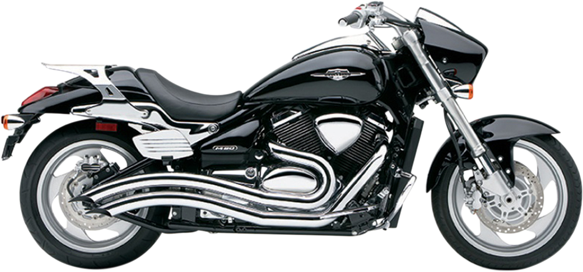 COBRA Speedster Swept Exhaust - Chrome - M90 3223