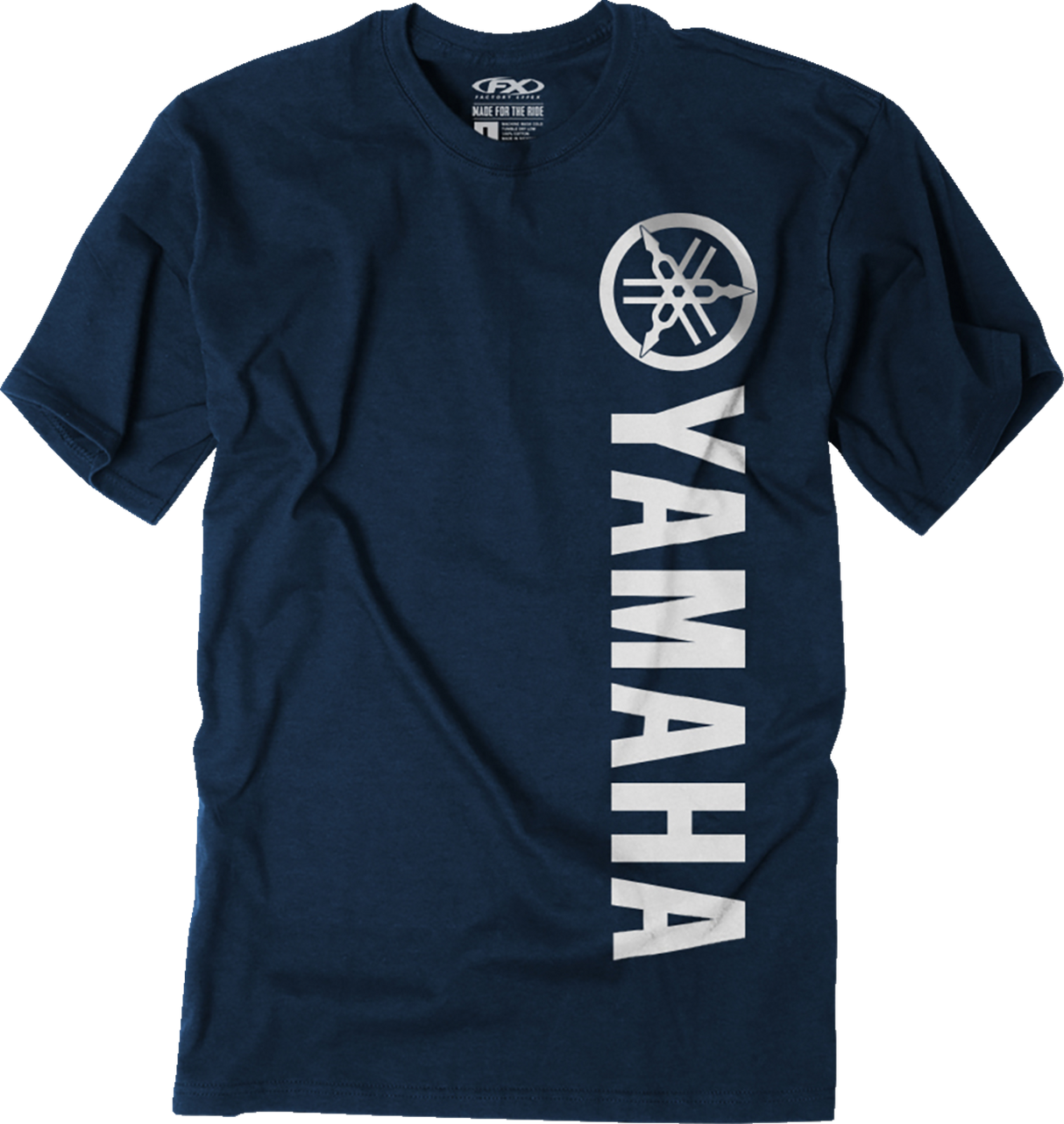 FACTORY EFFEX Yamaha Vertical T-Shirt - Heather Navy - XL 27-87226