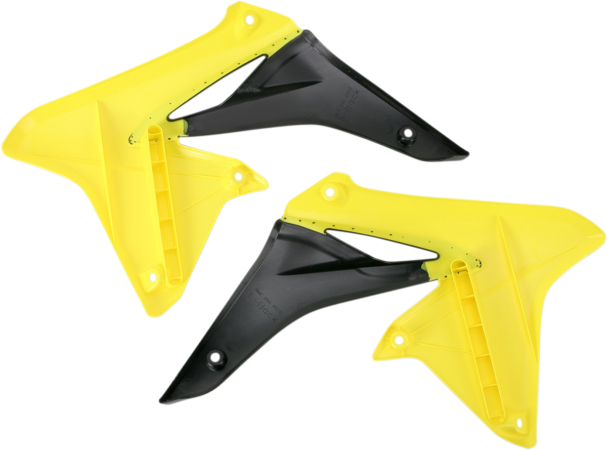 Protectores de radiador ACERBIS - Amarillo/Negro 2171911017 