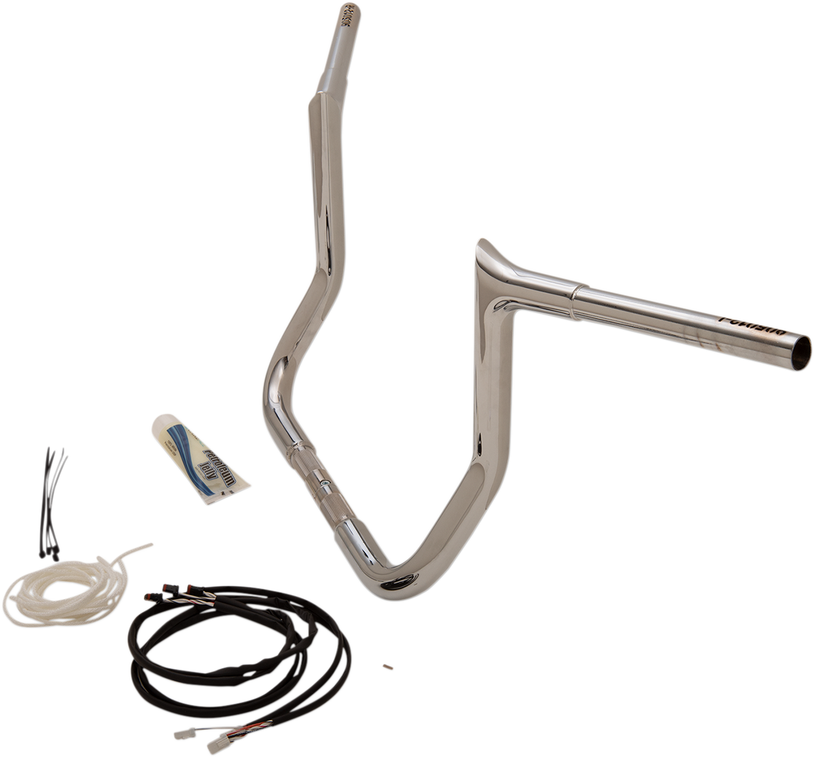 FAT BAGGERS INC. Handlebar Kit - Pointed Top - 12" - Chrome 909212