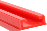 GARLAND Red Replacement Slide - UHMW - Profile 25 - Length 56.89" - Yamaha 25-5689-3-01-02