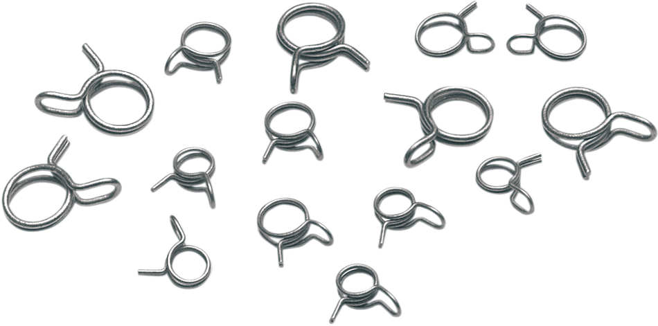 MOOSE RACING Wire Clamps - Assortment - 150-Piece 111-1505