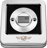 FIGURATI DESIGNS Timing Cover - 2 Hole - American - Contrast Cut - Stainless Steel FD26R-TC-2H-SS